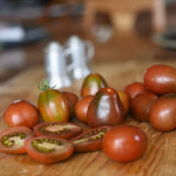 Black Plum Tomato (Solanum lycopersicum) -  Pueblo Seed & Food Co | Cortez, Colorado